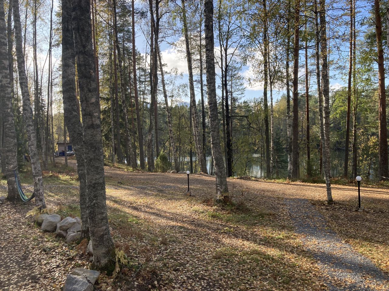 A-frame дом на берегу озера 