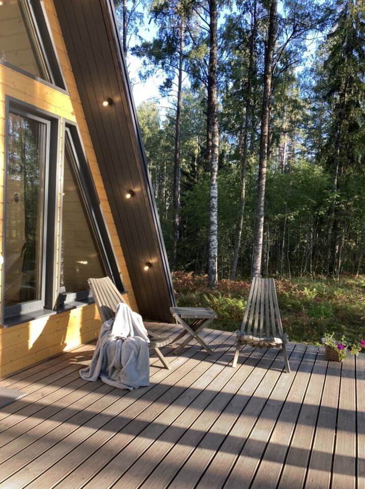 A-frame дом для комфортного отдыха