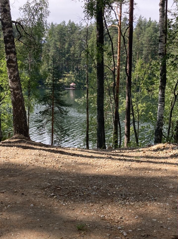 A-frame дом на берегу озера 
